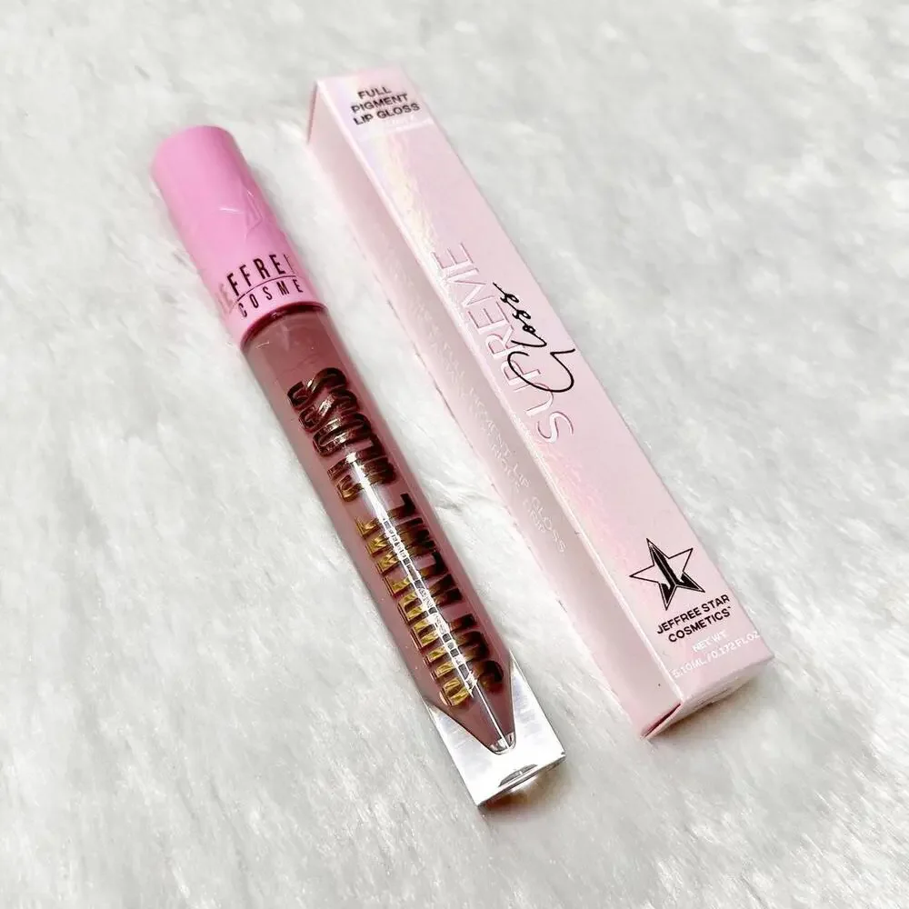 NIB Jeffree Star Supreme Full Pigment Lip Gloss Tea Bag Full Size 5.10ml